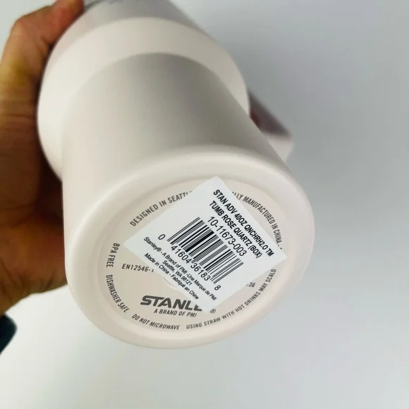 Stanley 40oz Tumbler Rose Quartz Roses Engraved
